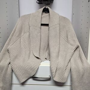 Cozy Cream Ribbed Women's Sweater